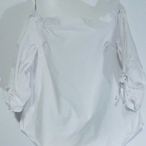 White Babaton off-the-shoulder blouse